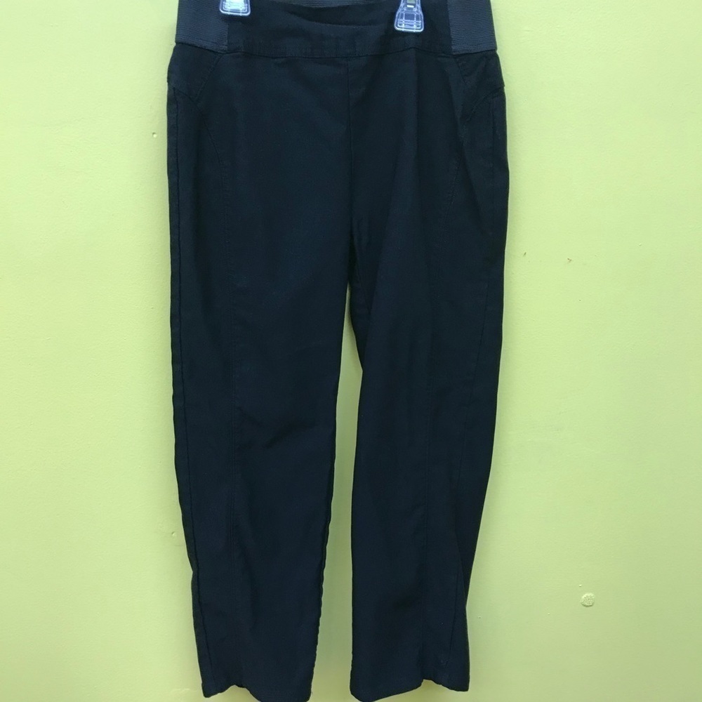 Simply Vera Vera Wang Black Elastic Waistband Pants women’s xs